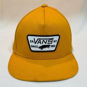 Vans Mustard Yellow Logo Cap